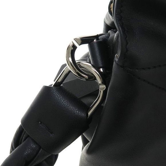 Givenchy Twisted Strap Calfskin Shoulder Bag Black - Picture 7 of 9